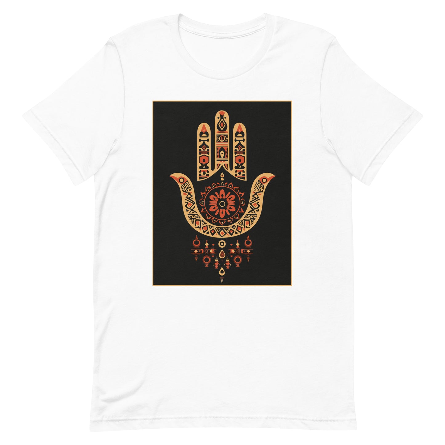 Hand of Fatima Men's T-Shirt - Berber Protection Symbol with Amazigh Heritage | Ketama Creations