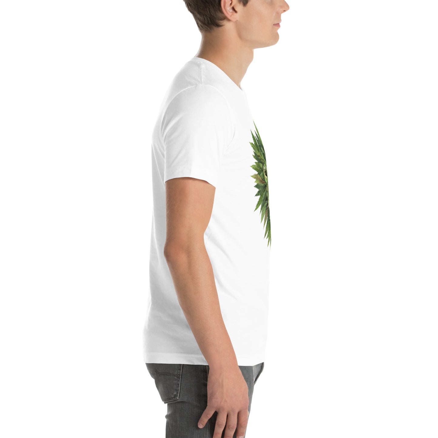 Lion Mandala Cannabis Leaf Men's T-shirt