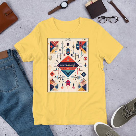 Amazing Amazigh Men's T-Shirt - Bold Amazigh Heritage Design | Ketama Creations