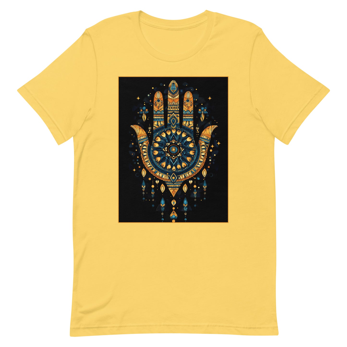 Hand of Fatima Men's T-Shirt - Amazigh Protection Symbol with Bold Berber Art | Ketama Creations