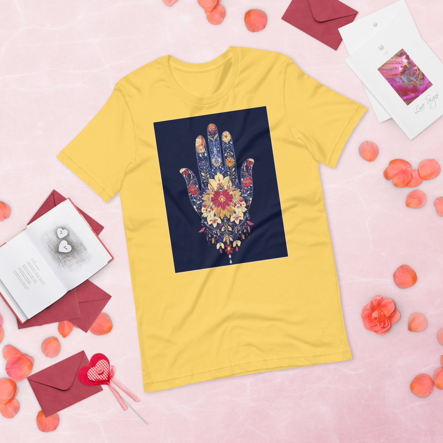 Hand of Fatima Women's T-Shirt - Amazigh Protection Symbol with Stylish Berber Patterns | Ketama Creations