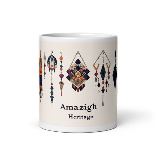 Berber Heritage Mug - Intricate Jewelry Art