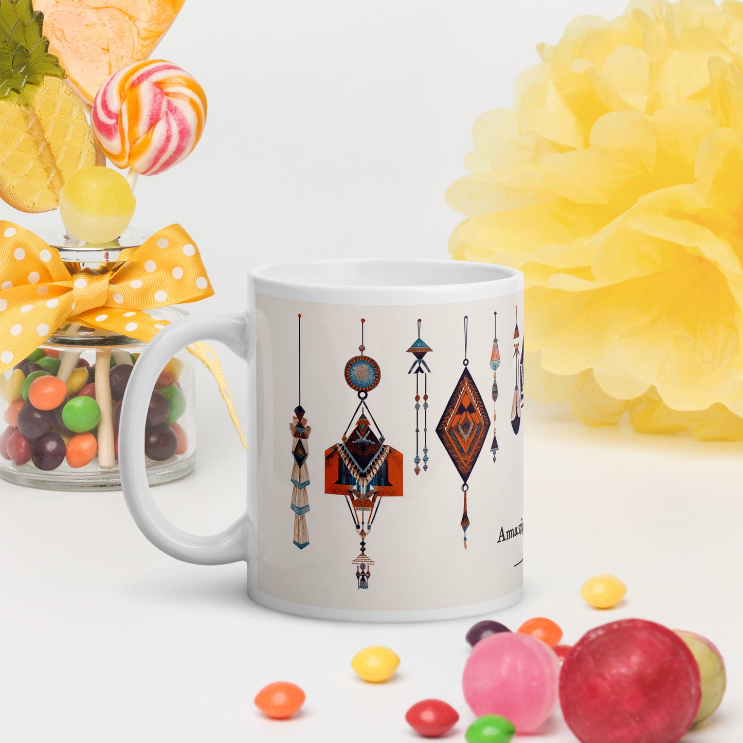 Berber Heritage Mug - Authentic Jewelry Art Design