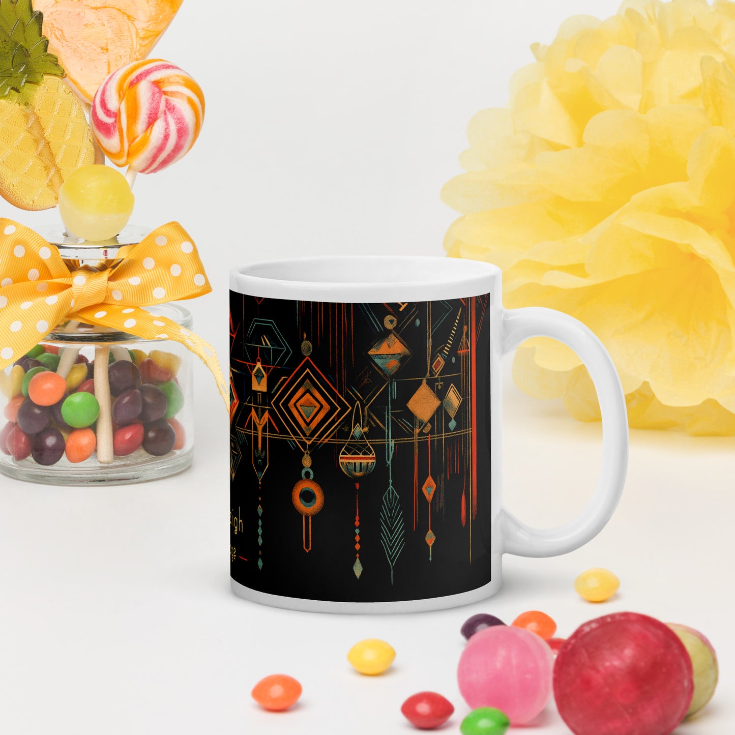 Berber Jewelry Mug - Celebrating Tradition and Art