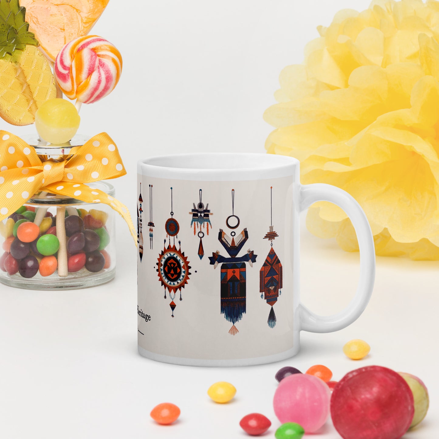 Berber Heritage Mug - Authentic Jewelry Art Design